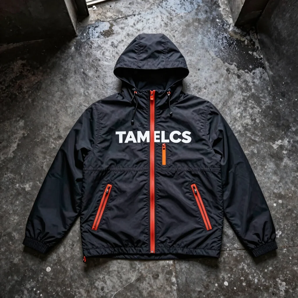 Monochrome Block Tech Windbreaker